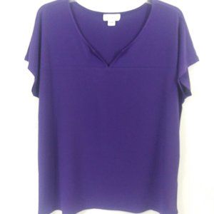 Women's size LG short sleeve top